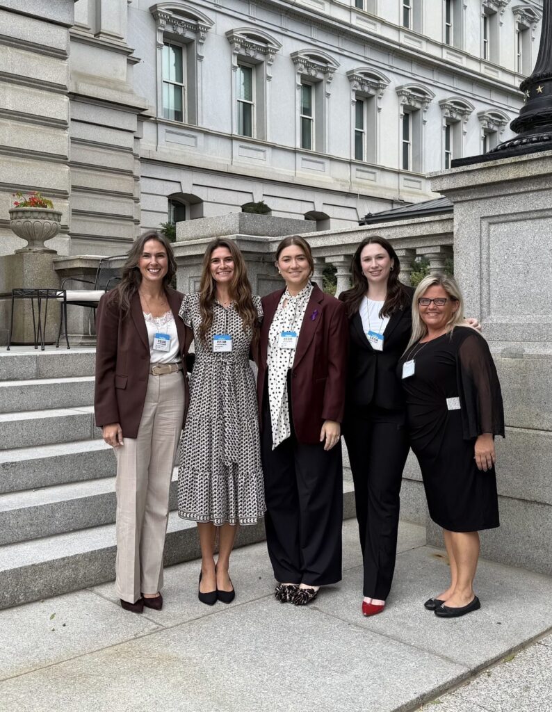 Delegation outside the Eisenhower Executive Office Building in Washington DC