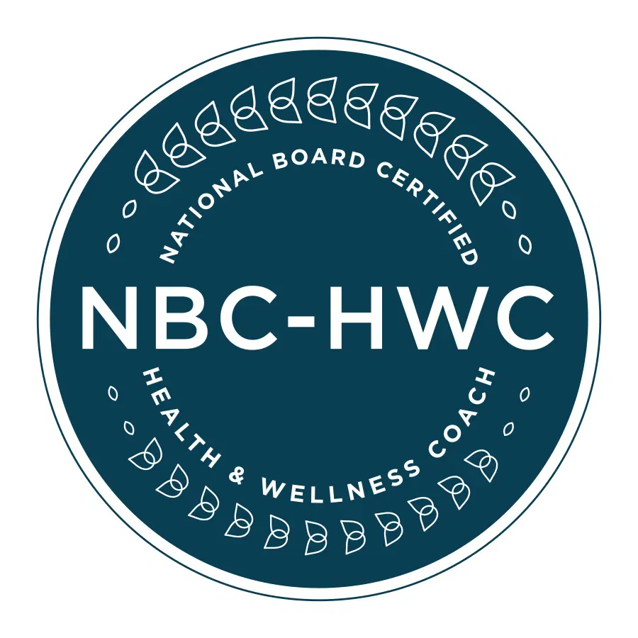 National Board Certified Health and Wellness Coach (NBC-HWC) badge