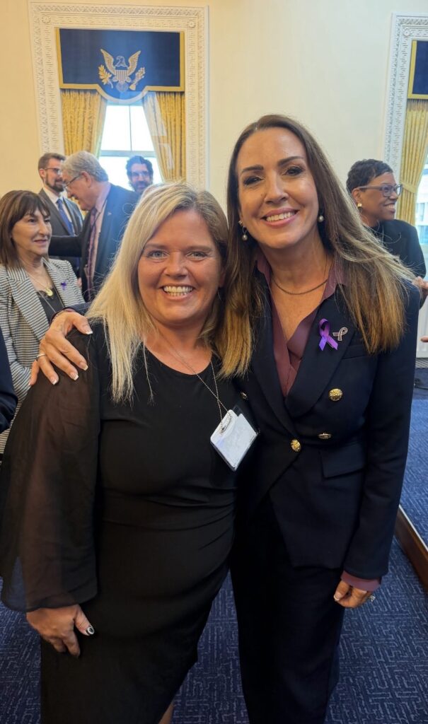 Candace Alley with Sara Carter, Director of the Office of National Drug Control Policy